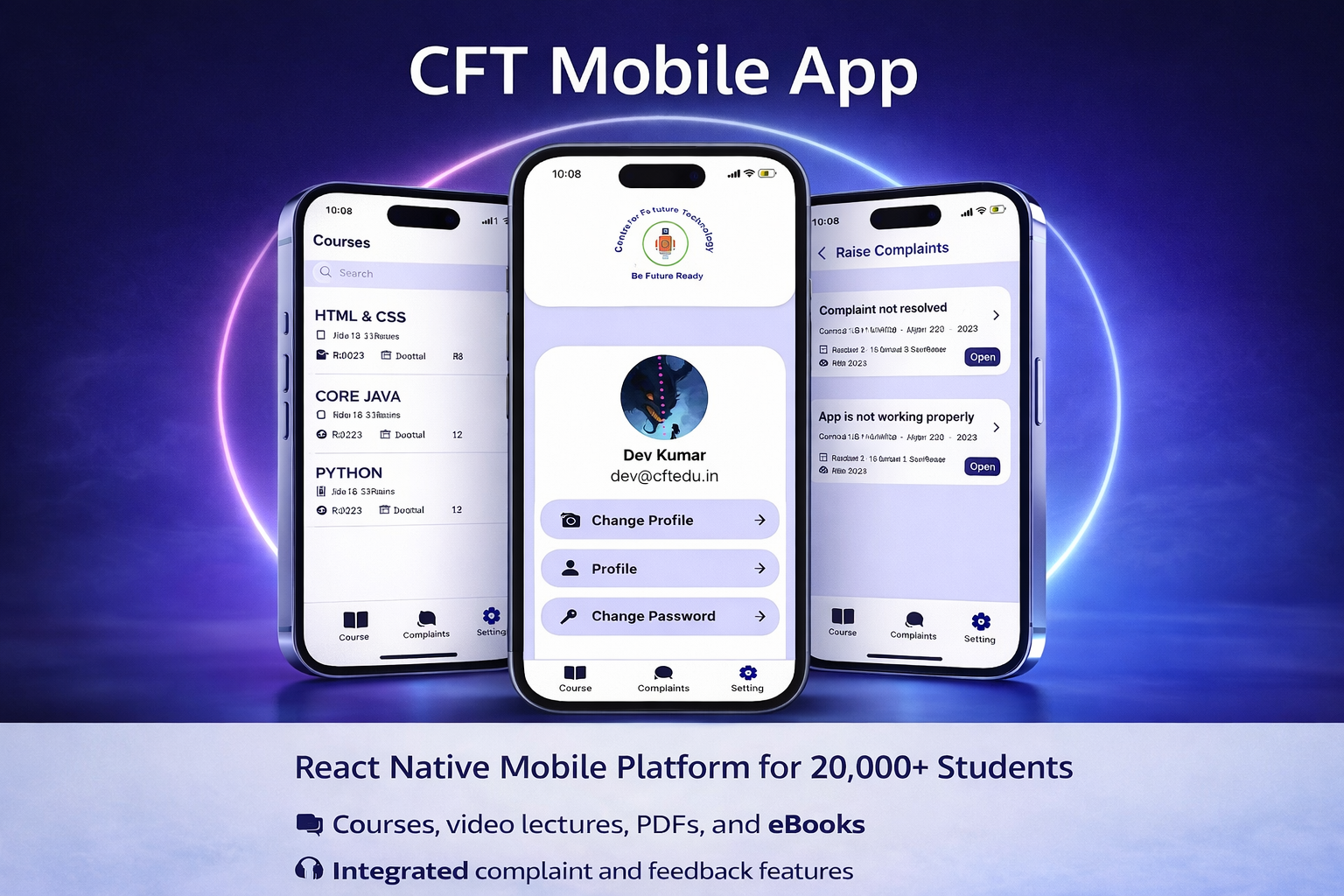 CFT E-Learning Mobile Application