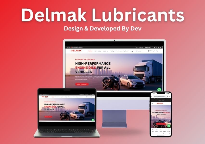 Delmak Lubricants E-Commerce Website